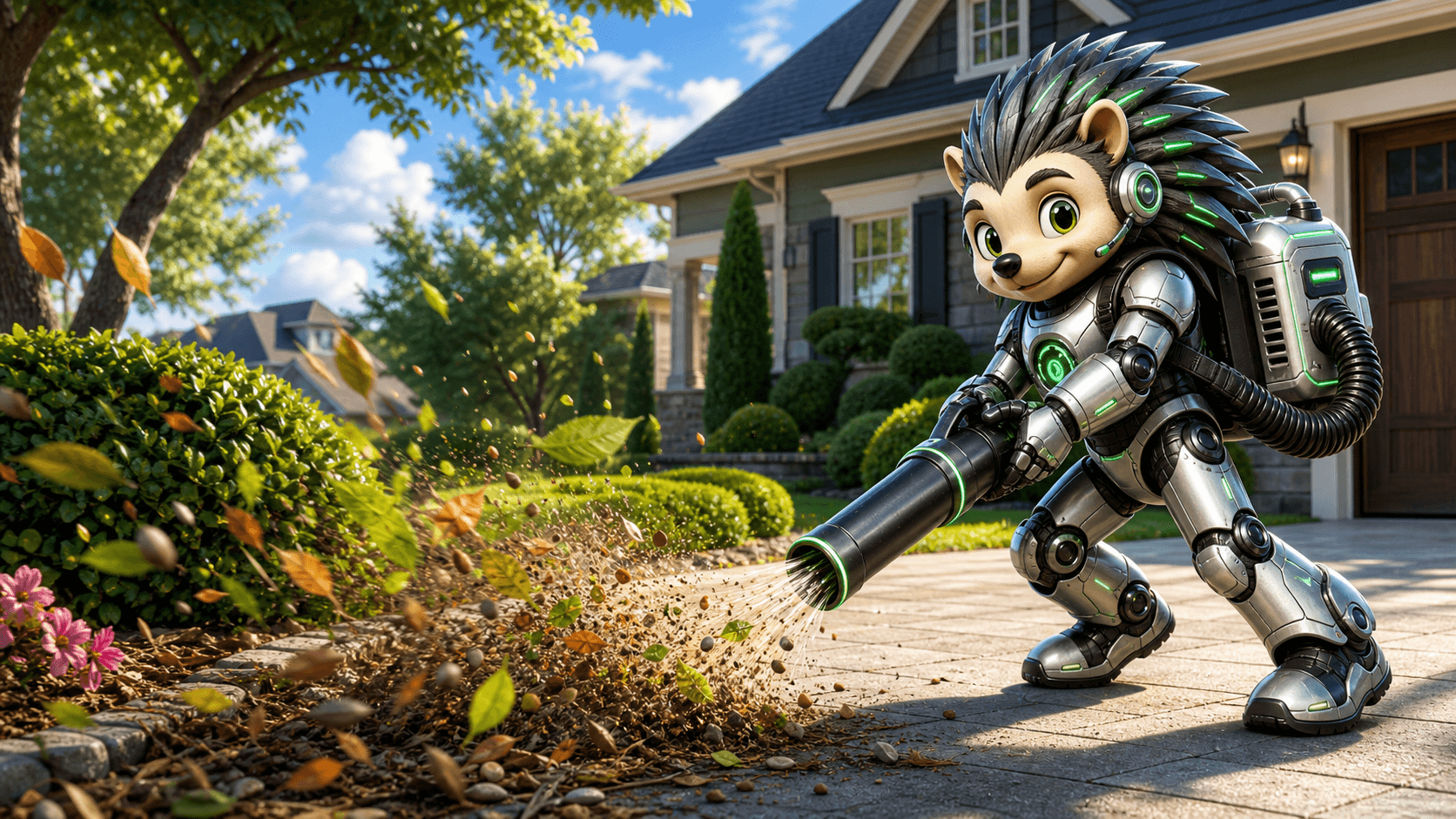 Hedge, the friendly HedgeBot AI office manager